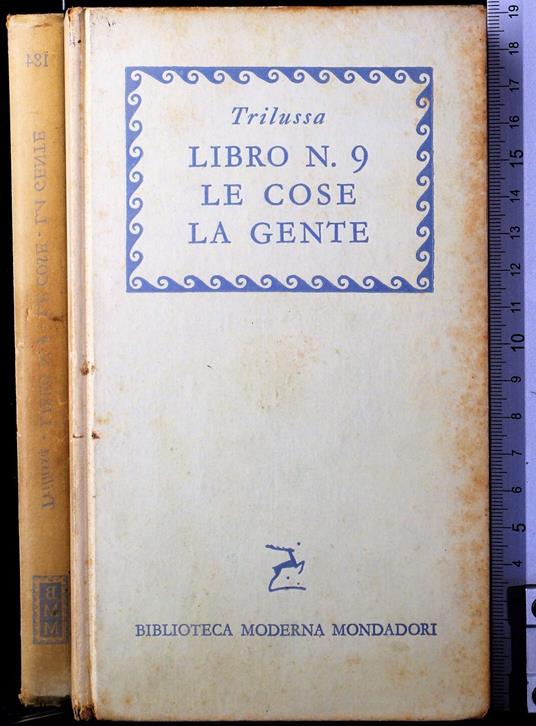 Libro n 9. Le cose. La gente - Trilussa - copertina