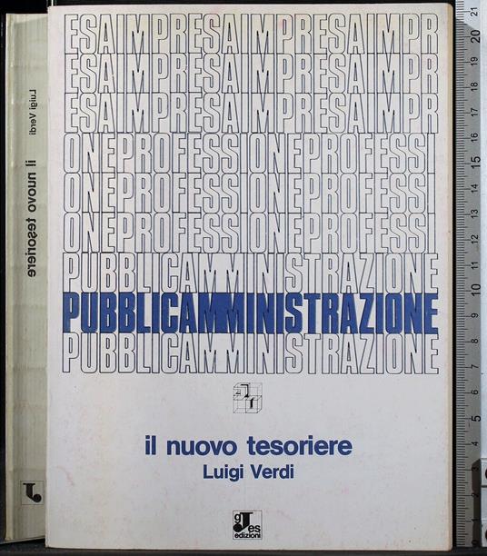 Il nuovo tesoriere - Luigi Verdi - copertina