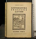 Letteratura Italiana Dell'800