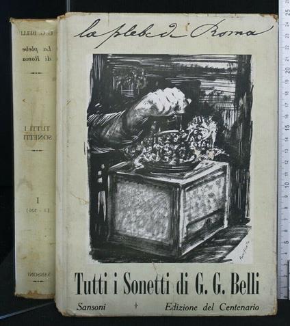 La Plebe di Roma - Gioachino Belli - copertina