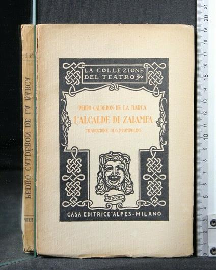 L' Alcalde di Zalamea - Pedro Calderón de la Barca - copertina