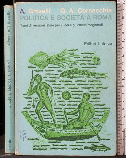 Politica e società a Roma - Alfredo Ghiselli - copertina