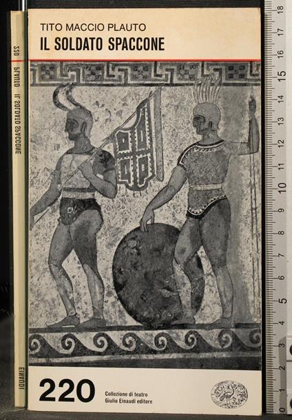 Il Soldato - T. Maccio Plauto - copertina