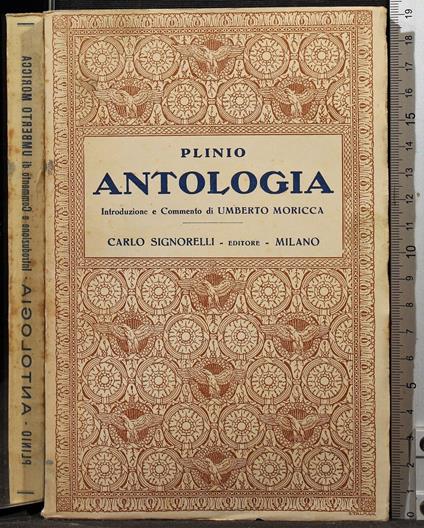 Antologia - Plinio il Giovane - copertina