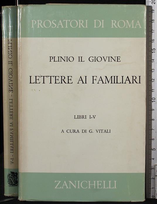 Lettere ai familiari. Libri I-V - Plinio il Giovane - copertina