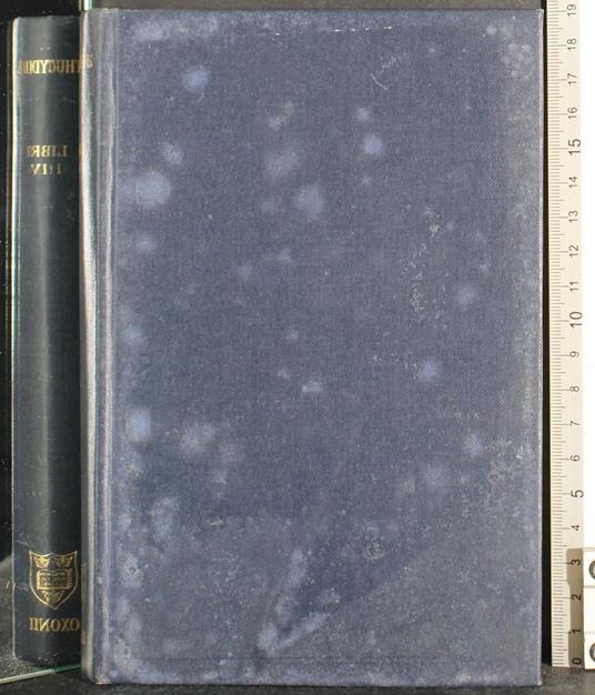 Historiae. Tomus prior - Tucidide - copertina