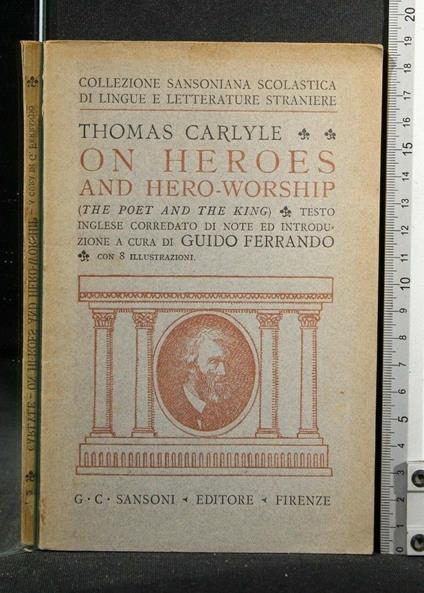 On Heroes And Hero-Workship - Thomas Carlyle - copertina