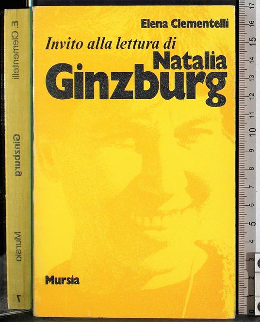 Invito alla lettura di Natalia Ginzburg - Elena Clementelli - copertina