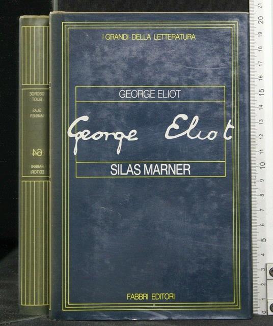 I Grandi Della Letteratura Silas Marner - George Eliot - copertina