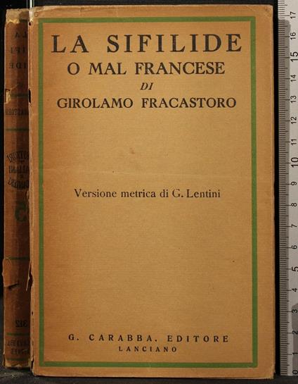 La Sifilide O Mal - Girolamo Fracastoro - copertina