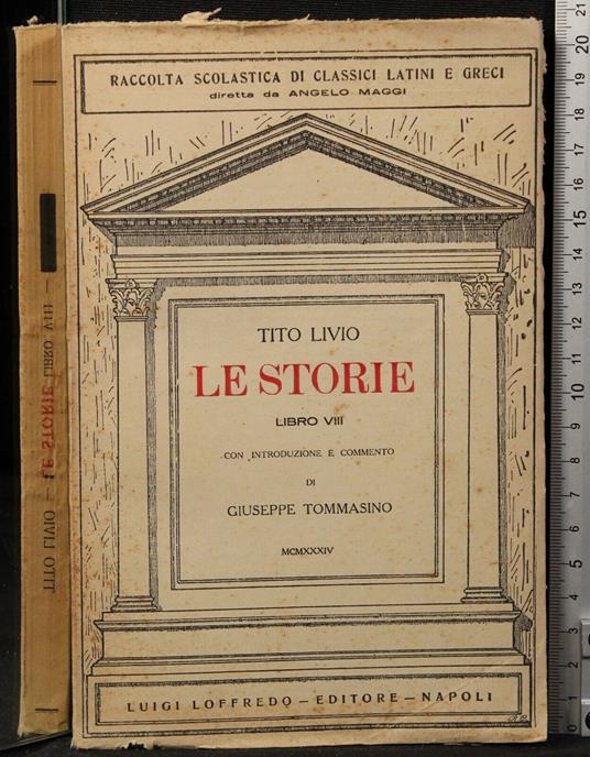 Le storie libro VII - Tito Livio - copertina