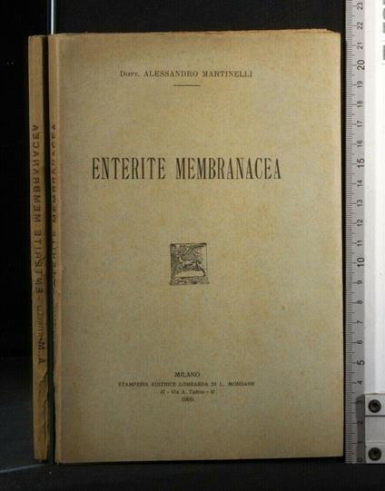Enterite Membranacea - Alessandro Martinelli - copertina