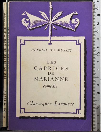 Le caprice de Marianne - Alfred de Musset - copertina