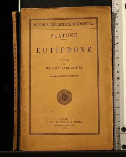 Eutifrone - Platone - copertina