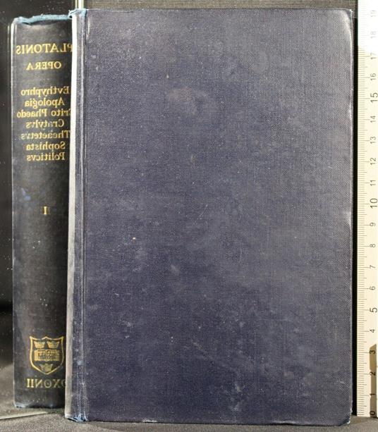 Platonis Opera. Evthyphro. Apologia.. Vol - Platone - copertina