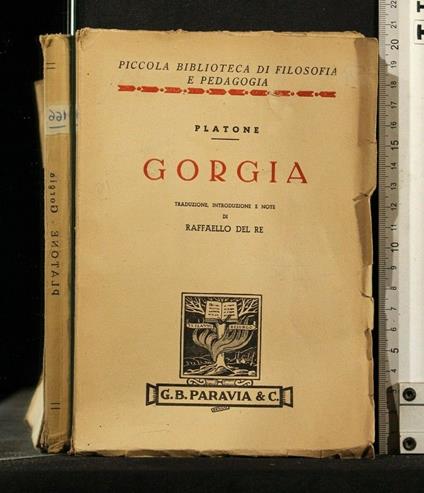 Gorgia - Platone - copertina