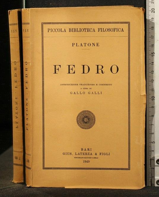 Fedro - Platone - copertina