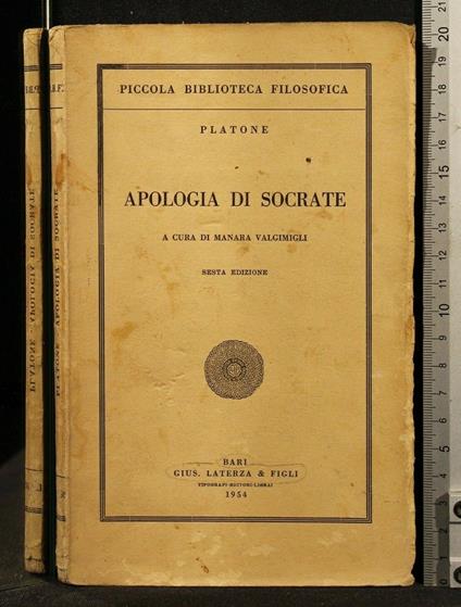 Apologia di Socrate - Platone - copertina