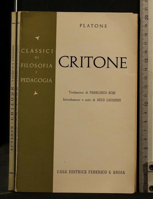 Critone - Platone - copertina