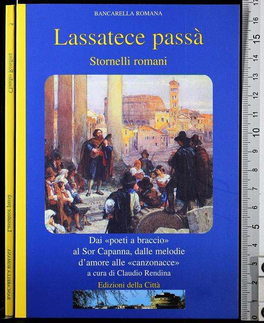 Lassatece passà. Stornelli romani - Rendina - copertina