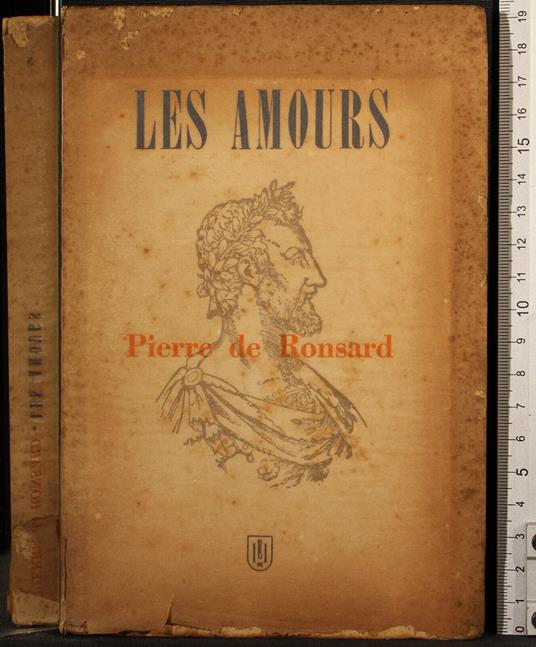 Les amours - Pierre de Ronsard - copertina