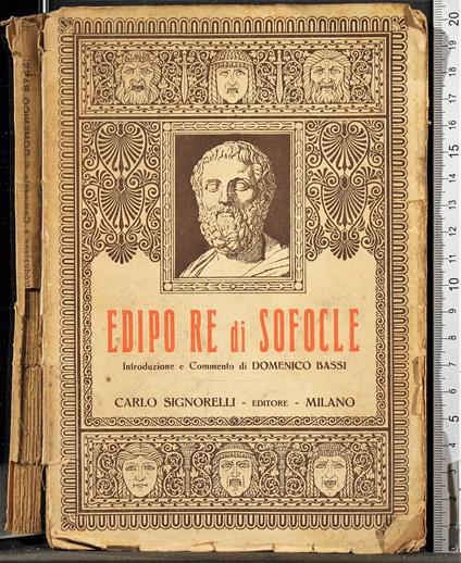Edipo re - Sofocle - copertina