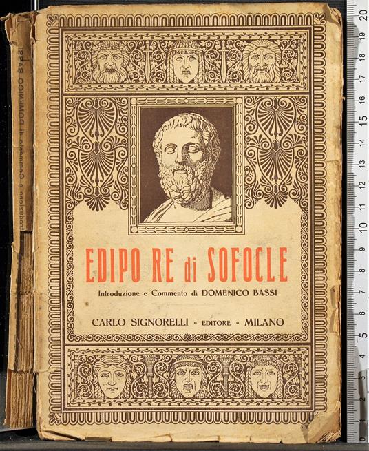 Edipo re - Sofocle - copertina