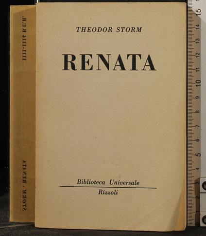 Renata - Theodor Storm - copertina