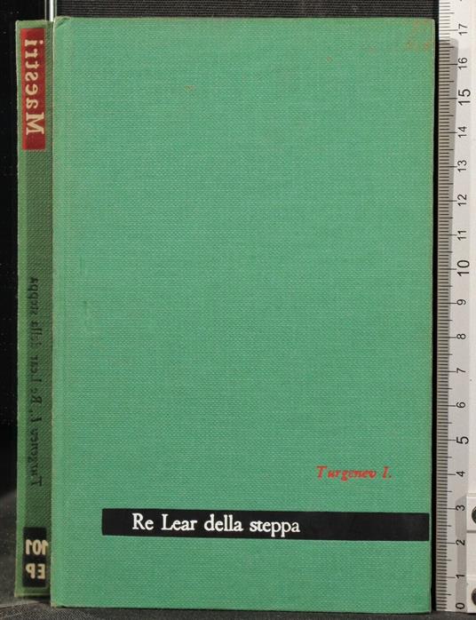 Maestri. Re Lear della steppa - Ivan Turgenev - copertina