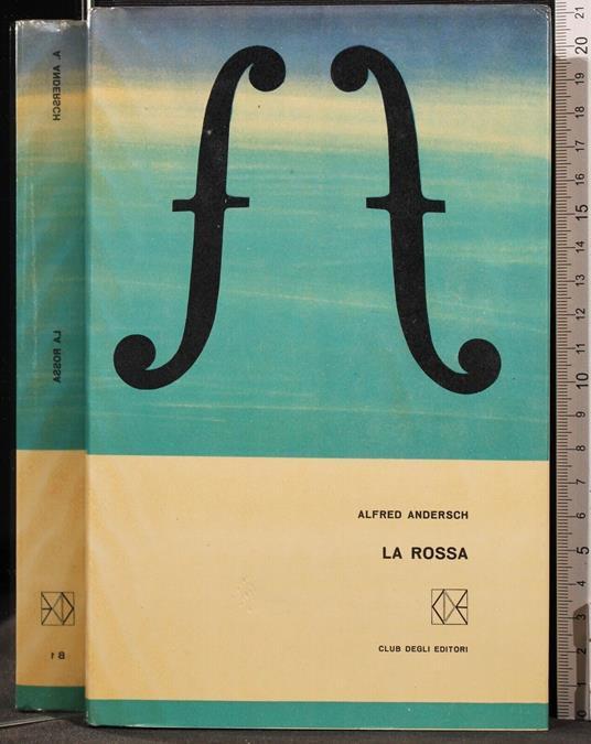 La Rossa - Alfred Andersch - copertina