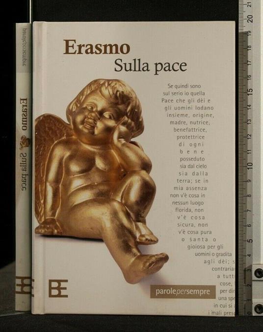 Sulla Pace - Erasmo da Rotterdam - copertina