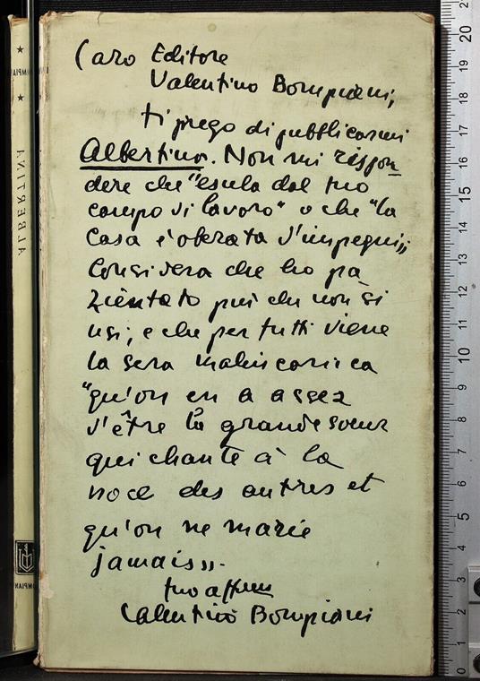 Albertina - Valentino Bompiani - copertina