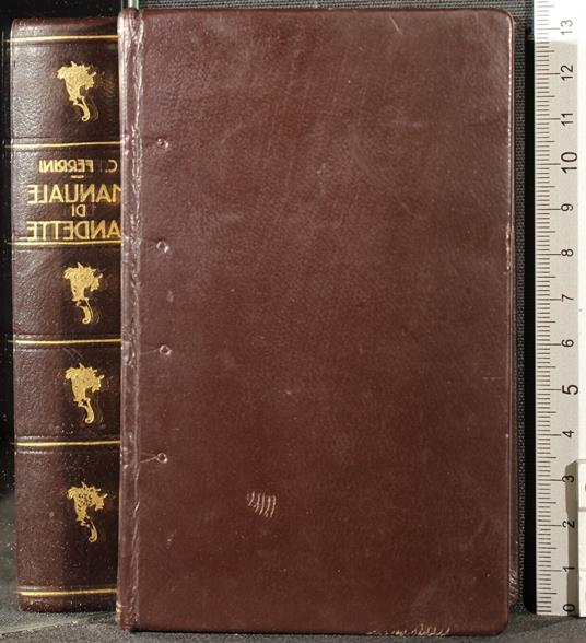 Manuale di pandette - Contardo Ferrini - copertina