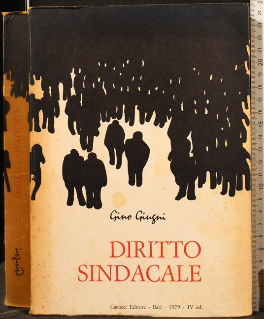 Diritto Sindacale - Gino Giugni - copertina