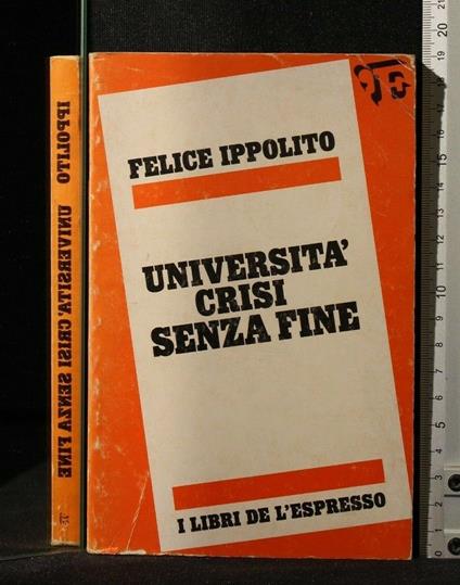 Università Crisi Senza Fine - Felice Ippolito - copertina