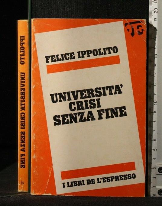 Università Crisi Senza Fine - Felice Ippolito - copertina
