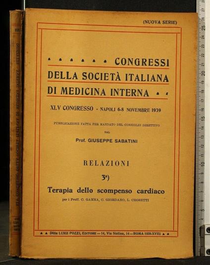 Terapia Dello Scompenso Cardiaco - Giuseppe Sabatini - copertina