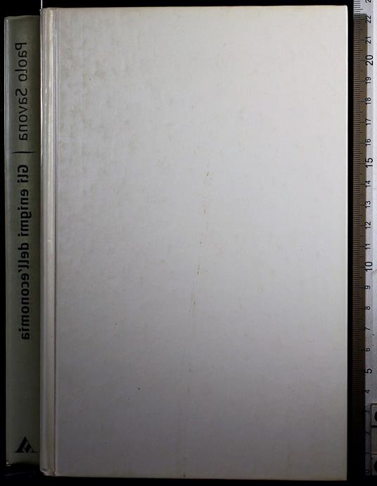 Gli enigmi dell'economia - Paolo Savona - copertina