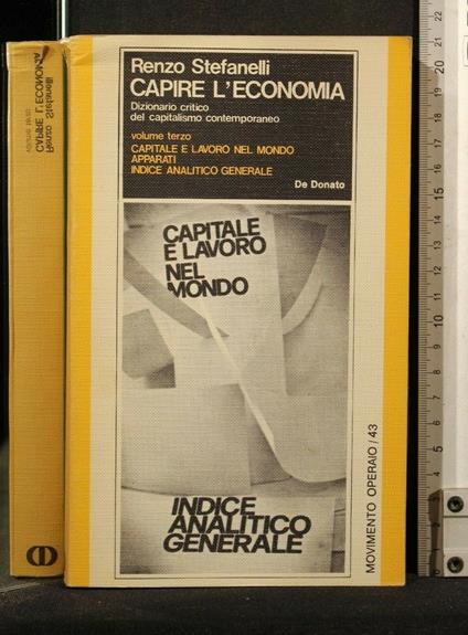 Capire L'Economia Volume 3 - Renzo Stefanelli - copertina