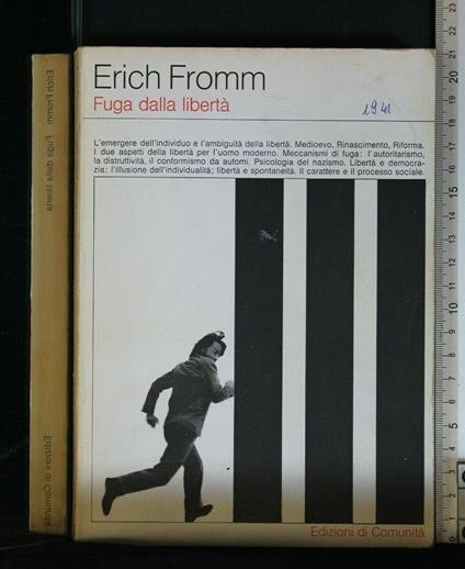 Fuga Dalla Libertà - Erich Fromm - copertina