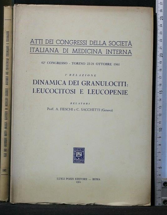 Atti Dei Congressi Della Società Italiana di Medicina Interna - Roberto Fieschi - copertina