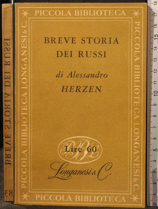 Breve Storia Dei Russi - Aleksandr Herzen - copertina