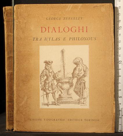 Dialoghi tra Hylas e philonous - George Berkeley - copertina