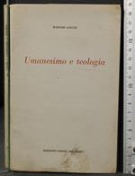 Umanesimo e Teologia