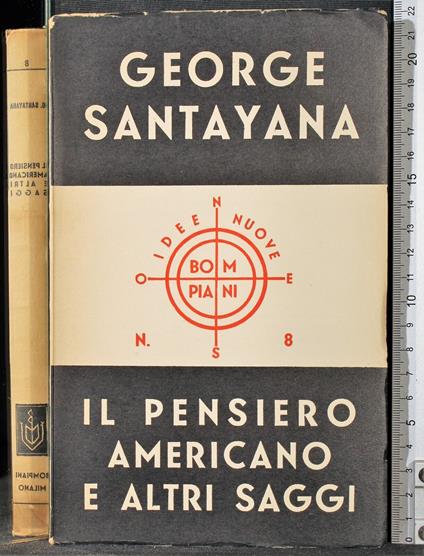 Il pensiero Americano e altri saggi - George Santayana - copertina