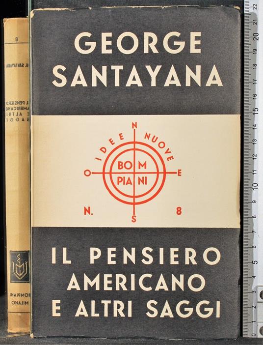 Il pensiero Americano e altri saggi - George Santayana - copertina