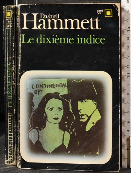 Le Dixieme Indice - Dashiell Hammett - copertina