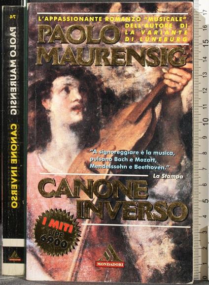 Canone Inverso - Paolo Maurensig - copertina