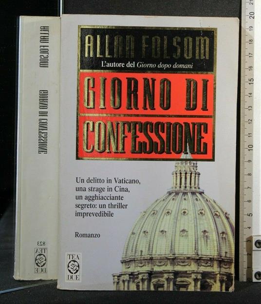Giorno di Confessione - Allan Folsom - copertina
