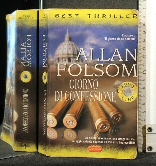 Giorno di Confessione - Allan Folsom - copertina
